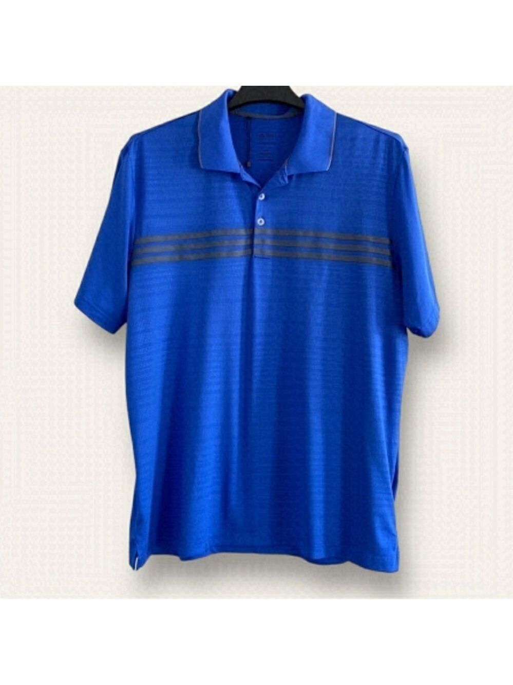 Adidas Golf Shirt Royal Blue Sz XL